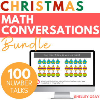 Main image for Christmas Math Conversations for Number Talks BUNDLE