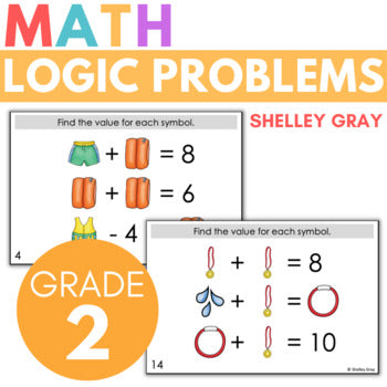 Main image for Math Logic Problems, Puzzles for Addition & Subtraction Within 10