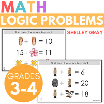 Main image for Math Logic Problems, Puzzles for Addition & Subtraction Within 20