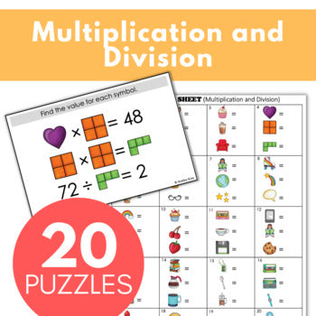 Math Logic Problems Puzzles For Multiplication And Division Problem