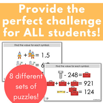 Image of Math Logic Problems Bundle, Problem-Solving and Critical Thinking