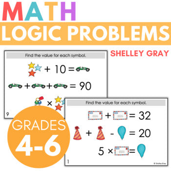 Main image for Math Logic Problems, Puzzles for Addition Subtraction Multiplication Within 100