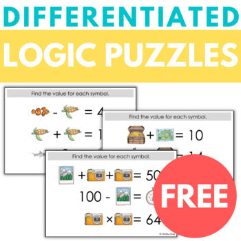 Main image for FREE Math Logic Puzzles for Problem-Solving and Critical Thinking