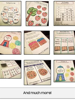 Image of Homework Folder Activities - Interactive Notebook Style for 1st Grade